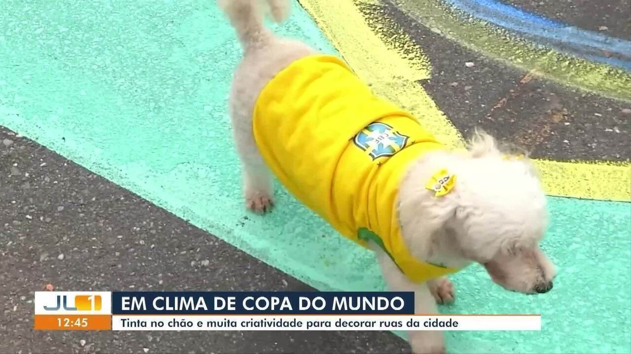 Copa do Mundo: Comunidades se unem e ruas de Belém ganham pinturas e bandeirinhas