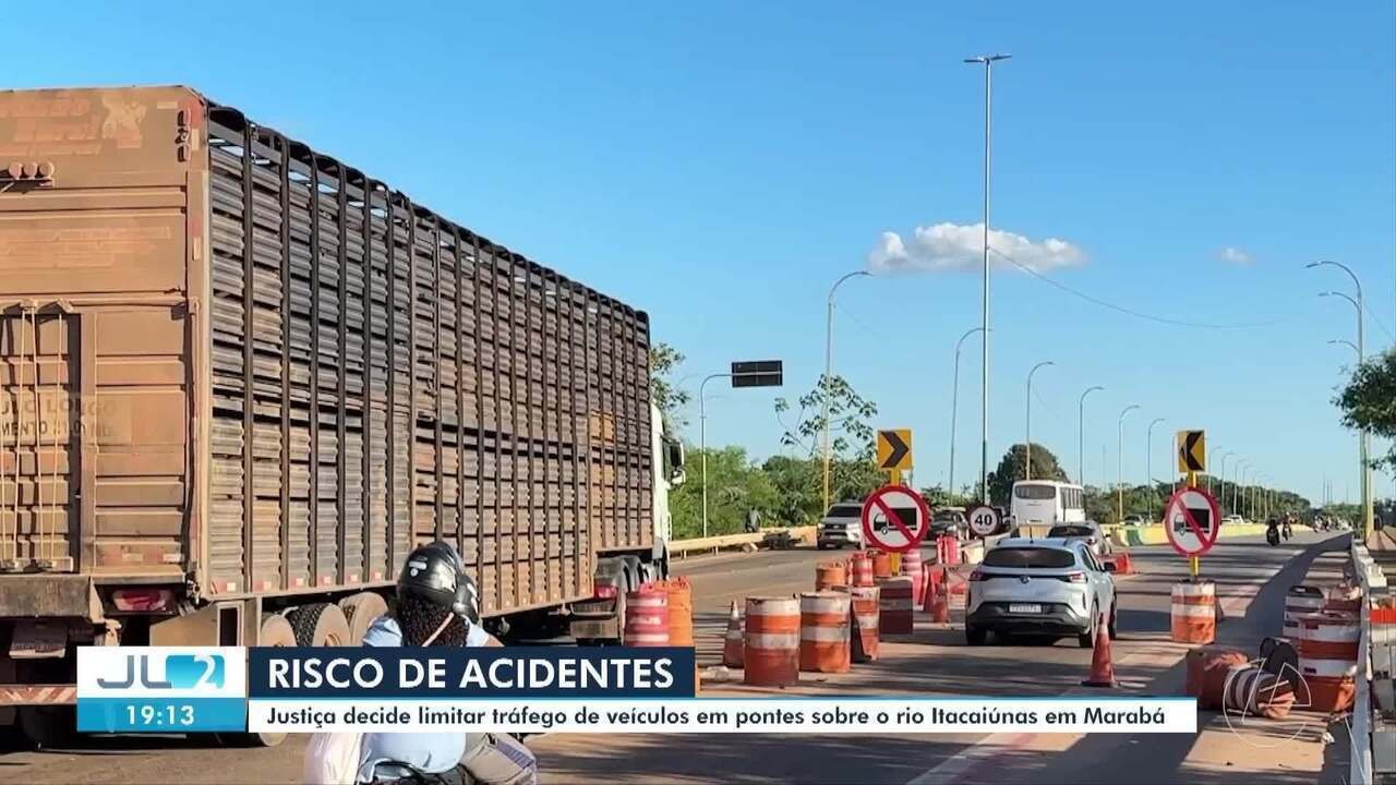 Justiça Federal proíbe tráfego de caminhões pesados em pontes de Marabá com riscos estruturais