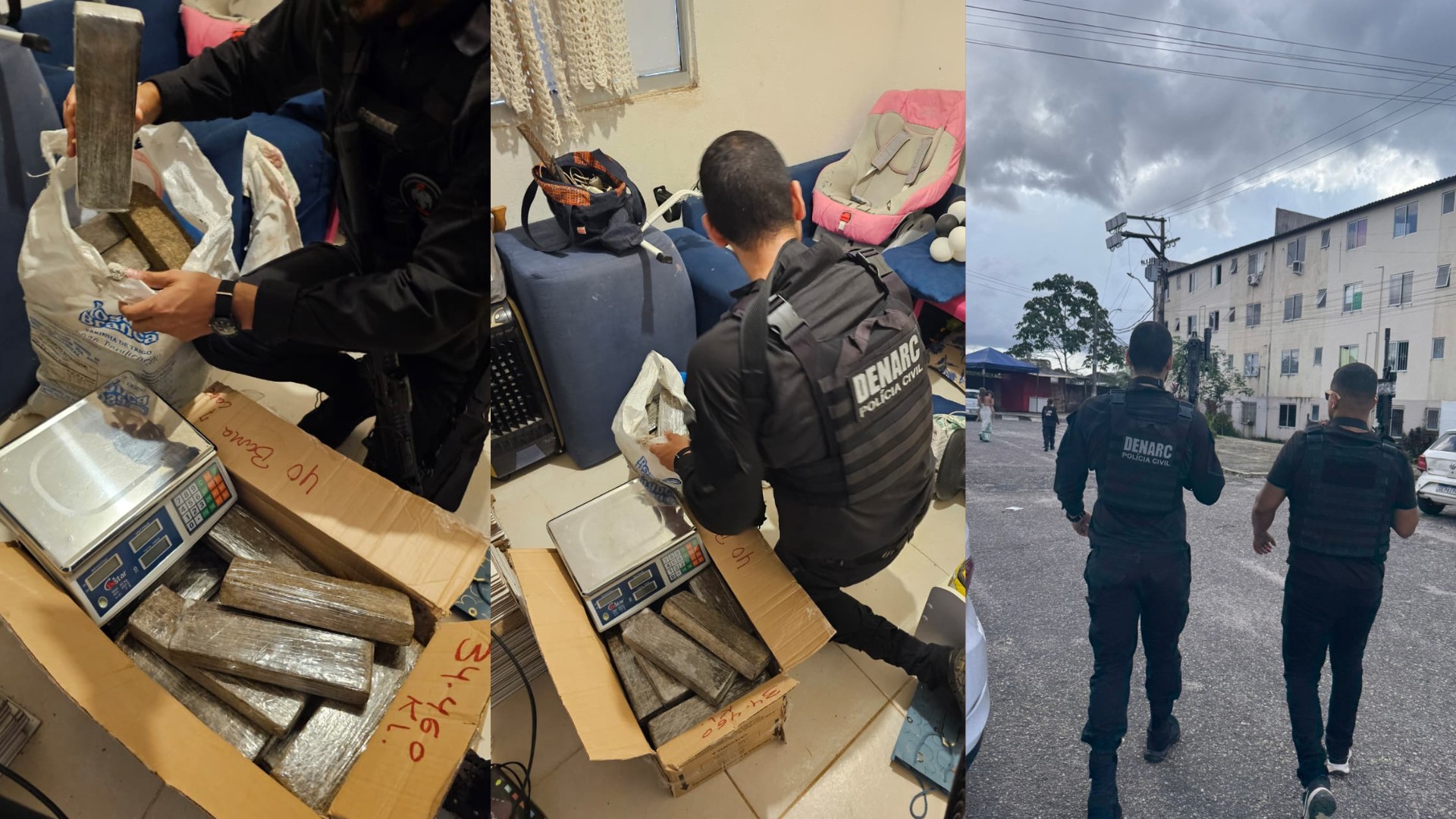 Polícia prende homem que fazia delivery de droga em Marituba, na Grande Belém